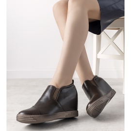 Tênis feminino Jayla marrom castanho 1