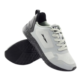 DK Sapatos esportivos femininos amarrados 17049 cinza preto 3
