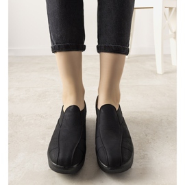 Sapatos pretos com sola alta Spike 1 Sapatos pretos com sola alta Spike 1