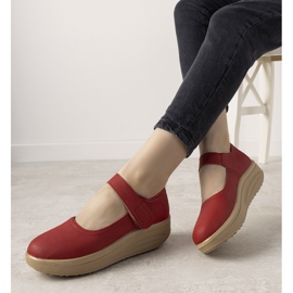 Sapatos vermelhos com sola grossa Lumen 1 Sapatos vermelhos com sola grossa Lumen 1