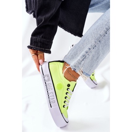 Tênis na plataforma Big Star II274022 Neon Yellow amarelo 2