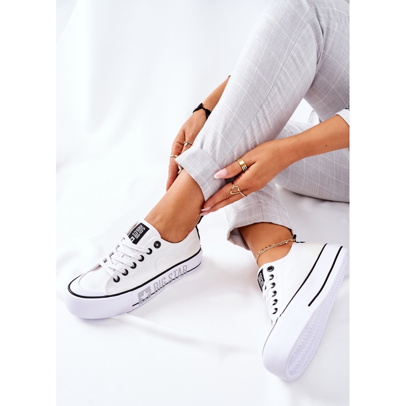 Tênis On The Big Star II274021 Plataforma Branco 1