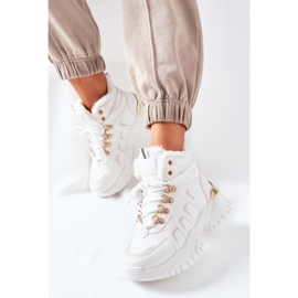 BM Botas isolantes brancas femininas Hareshaw branco 2