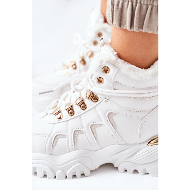 BM Botas isolantes brancas femininas Hareshaw branco 1