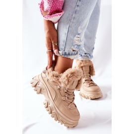 BM Limerick Bege Botas Quentes Femininas cáqui 2 BM Limerick Bege Botas Quentes Femininas cáqui 2