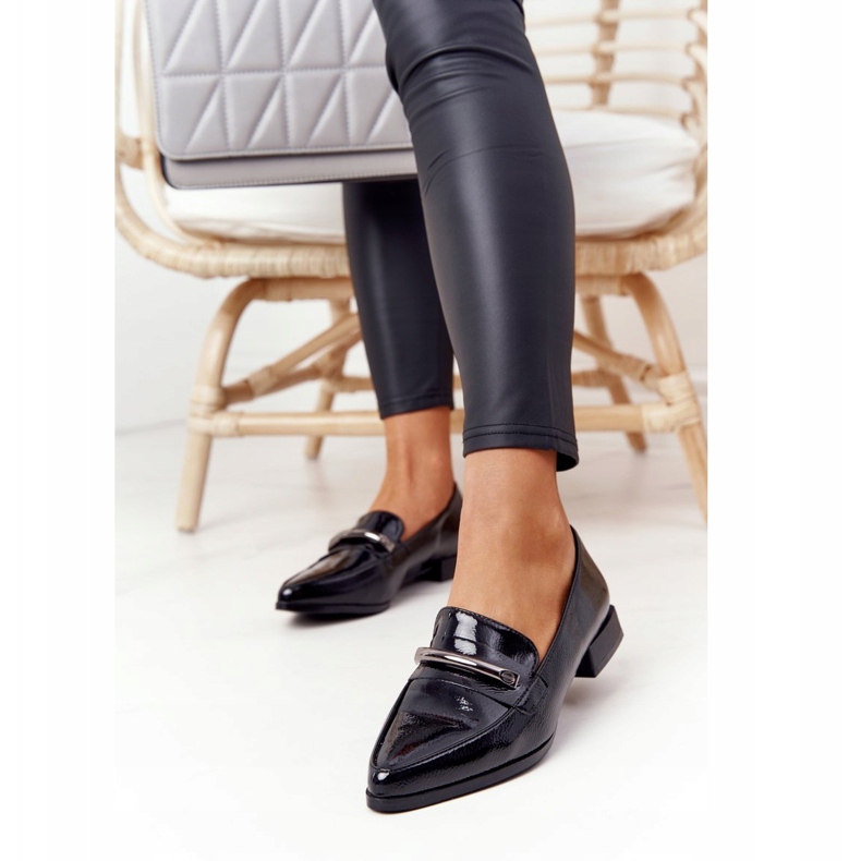 S.Barski Elegant Mocassins S. Barski Premium Lacquered Black preto 2