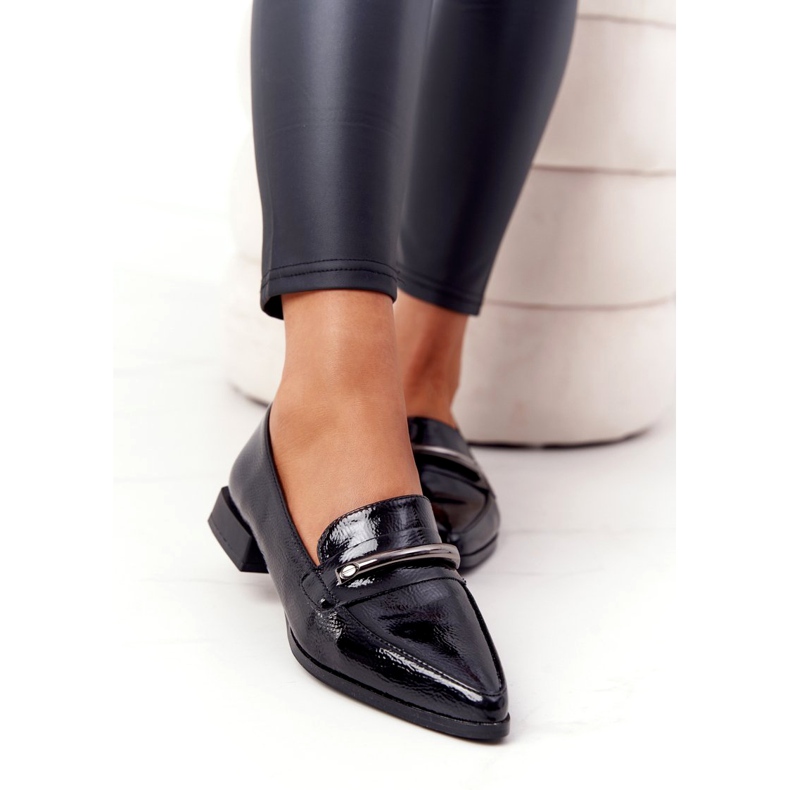 S.Barski Elegant Mocassins S. Barski Premium Lacquered Black preto 4