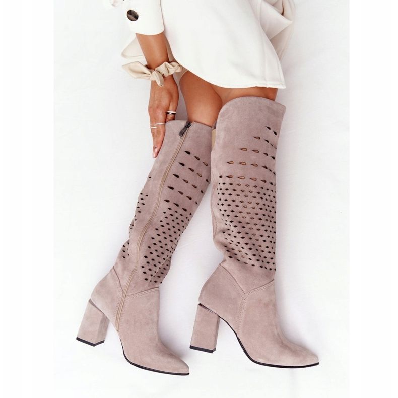 Lewski Shoes Botas Abertas Sapatos Lewski 2847 / B Beżowe bege 1