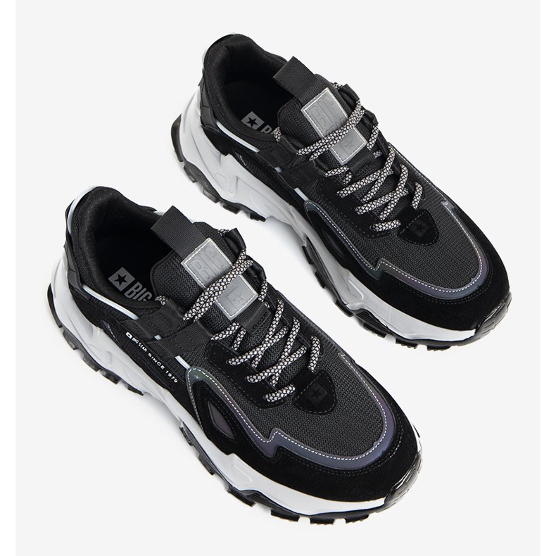 Tênis Tiger masculinos negros Big Star preto 1