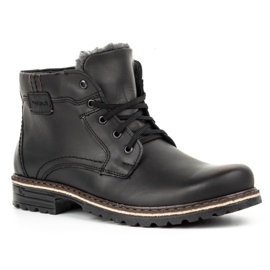 Polbut Botas de neve masculinas J35 kabir preto 1