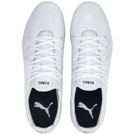 Chuteiras Puma King Pro Fg M 105608 05 branco branco 1