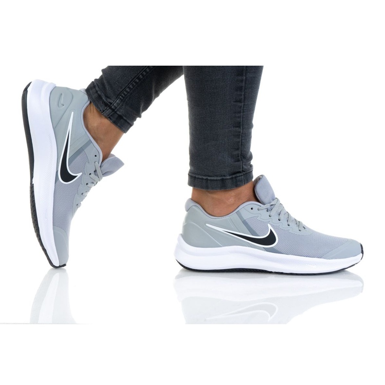 Tênis Nike Star Runner 3 (GS) W DA2776-005 cinza 1
