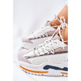 PS1 Tênis feminino esportivo Tênis Branco Aland 1