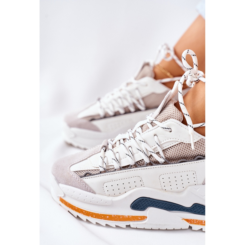 PS1 Tênis feminino esportivo Tênis Branco Aland 1