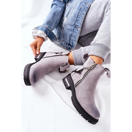 PS1 Botas quentes com zíper Gray Cortona cinza 1