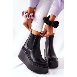 PB1 Botas pretas quentes da Montiano preto 2