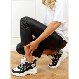 Sapatos esportivos pretos pretos 3170 Black 1