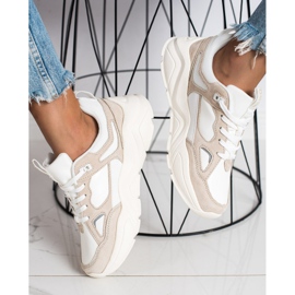 Tênis feminino Big Star GG274657 bege castanho 2