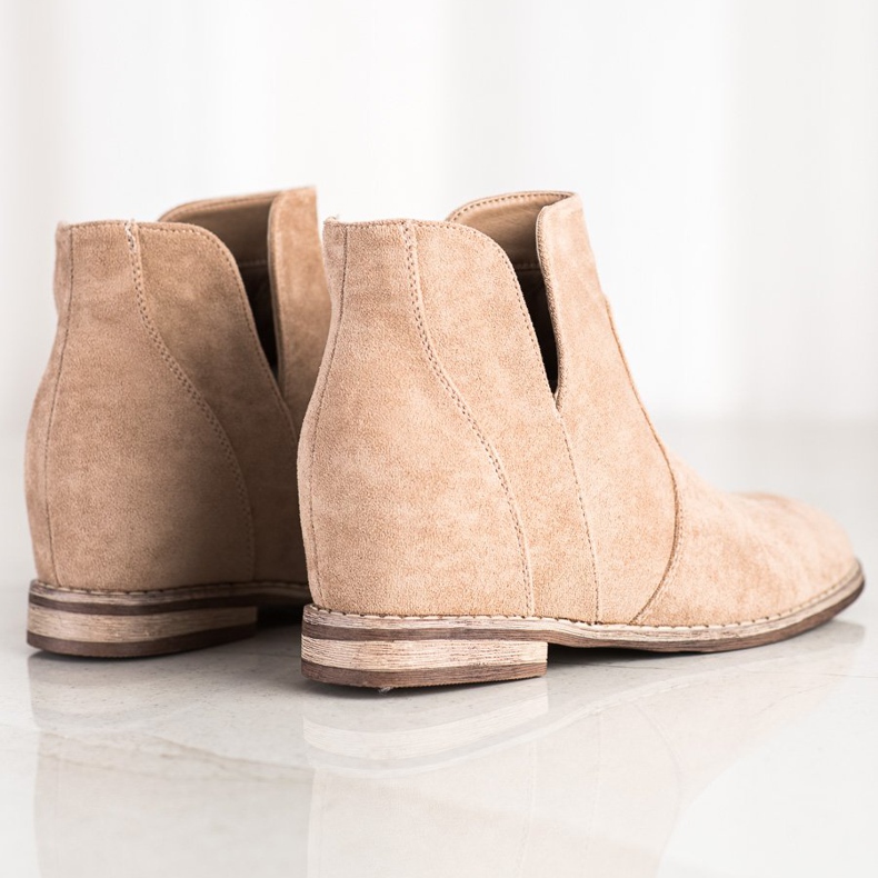 S. BARSKI Botas de caubói no Koturnie S.BARSKI bege 1 S. BARSKI Botas de caubói no Koturnie S.BARSKI bege 1