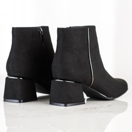 Goodin Botas de camurça elegantes preto 1