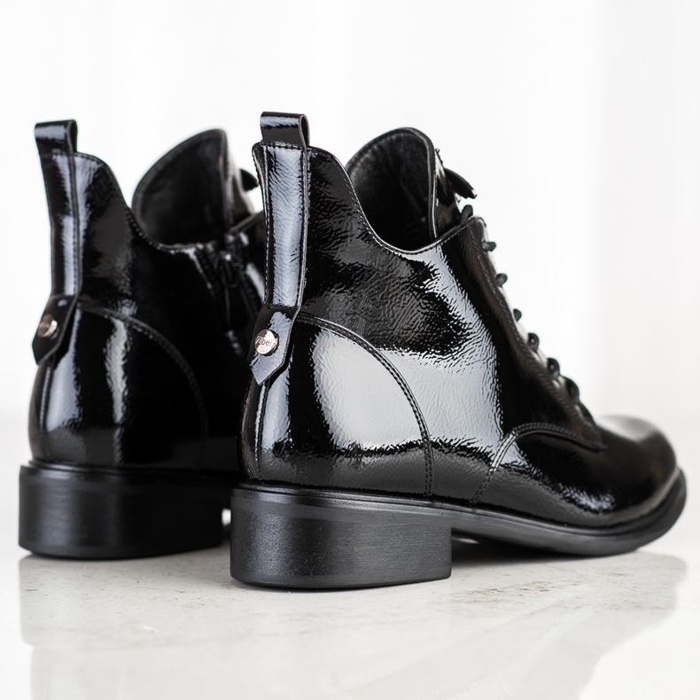 Filippo Botas elegantes com cordões preto 1 Filippo Botas elegantes com cordões preto 1