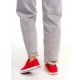 Tênis feminino baixo Big Star vermelho DD274339 2