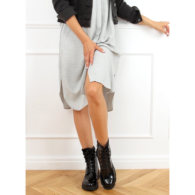 Trabalhadores com cordões pretos Y9551 Preto 1