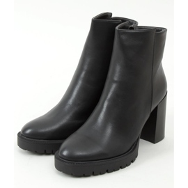 Botas plataforma pretas CH19153 pretas de salto alto preto 1