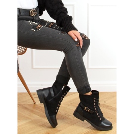 Roupas de trabalho femininas negras JH-21 Black preto 2