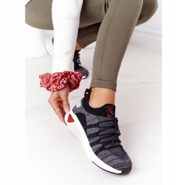 Big Star Sapatos esportivos femininos Memória espuma grande estrela hh274532 cinza escuro 1