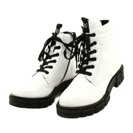 Botas femininas pintadas Caprice 9-25252-27 122 Branco 2