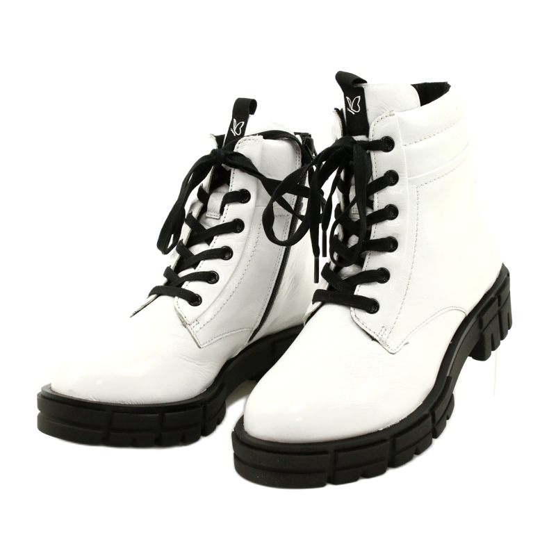 Botas femininas pintadas Caprice 9-25252-27 122 Branco 2