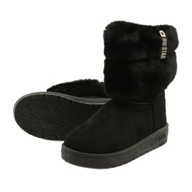 Mukluki feminino aquecido Big Star II274123 preto 4