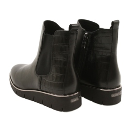 Caprice Botas em cunha Sistema Walking On Air 25339 Preto 5
