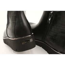 Caprice Botas em cunha Sistema Walking On Air 25339 Preto 6
