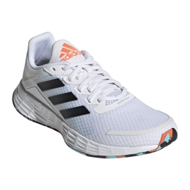 Tênis de corrida Adidas Duramo Sl K Jr GV9817 branco preto 2