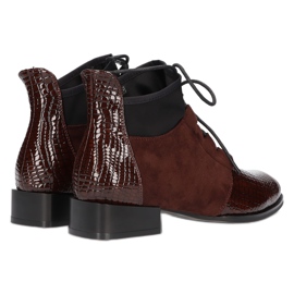 Botas femininas de couro Filippo DBT3034 / 21 BR marrom 3