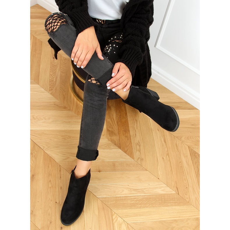 Botas pretas de salto alto 9B1003 pretas preto 1