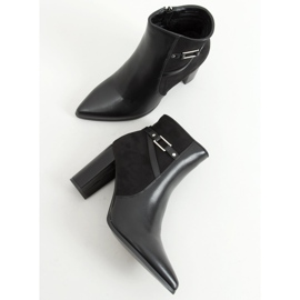 Botas pretas de salto alto E9306 Pretas preto 1