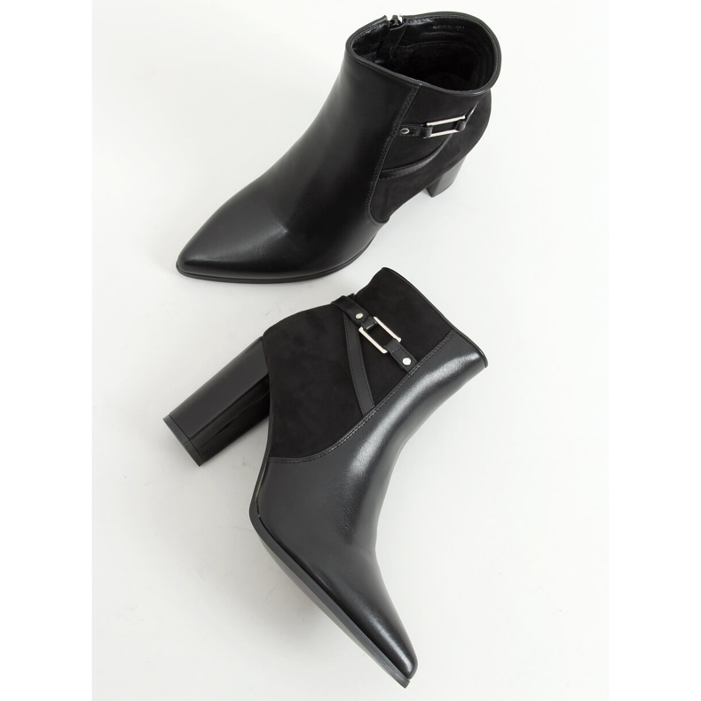 Botas pretas de salto alto E9306 Pretas preto 1