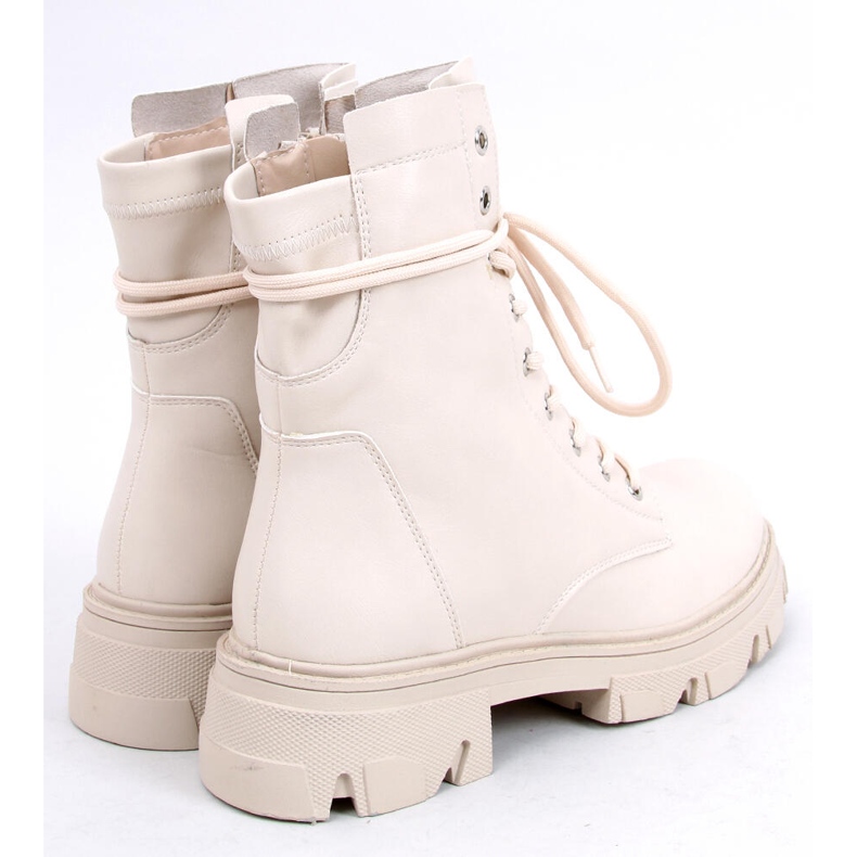 BM Botas de amarrar bege RQ379 Bege 2