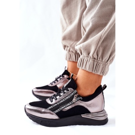 Vinceza Tênis feminino esportivo preto Aduan 1