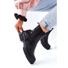 S.Barski Botas femininas pretas quentes Botas Jodhpur Roleta preto 2