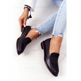 Mocassim feminino Sergio Leone Black preto 1