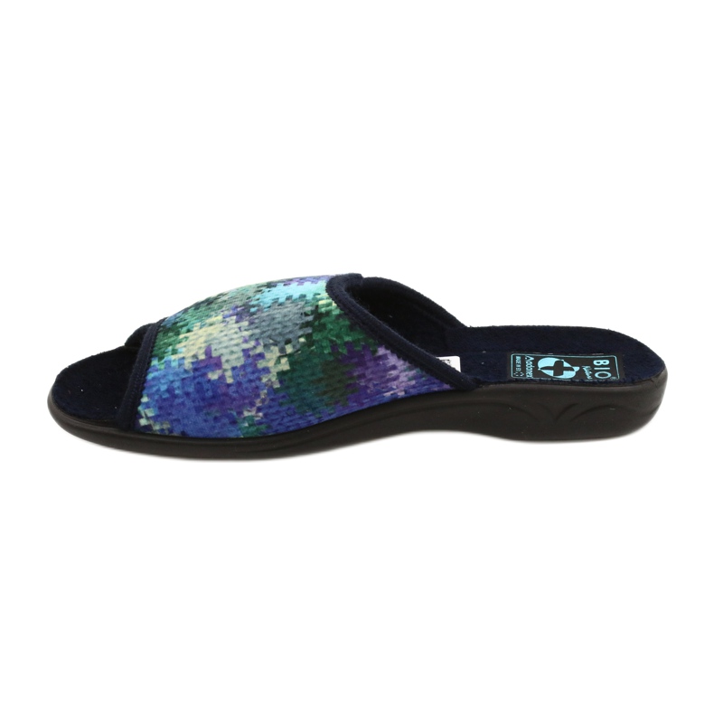 Chinelos femininos Adanex 26264 Sweet azul marinho azul verde 1