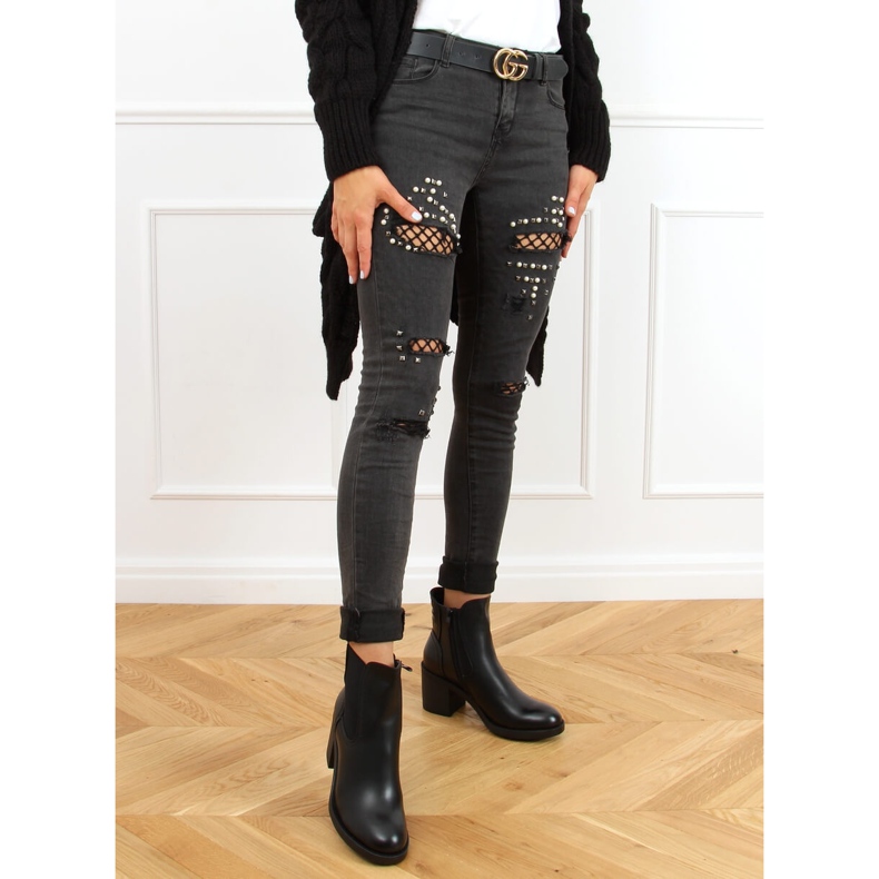 Botas pretas Chelsea, pretas 9565 pretas preto 1