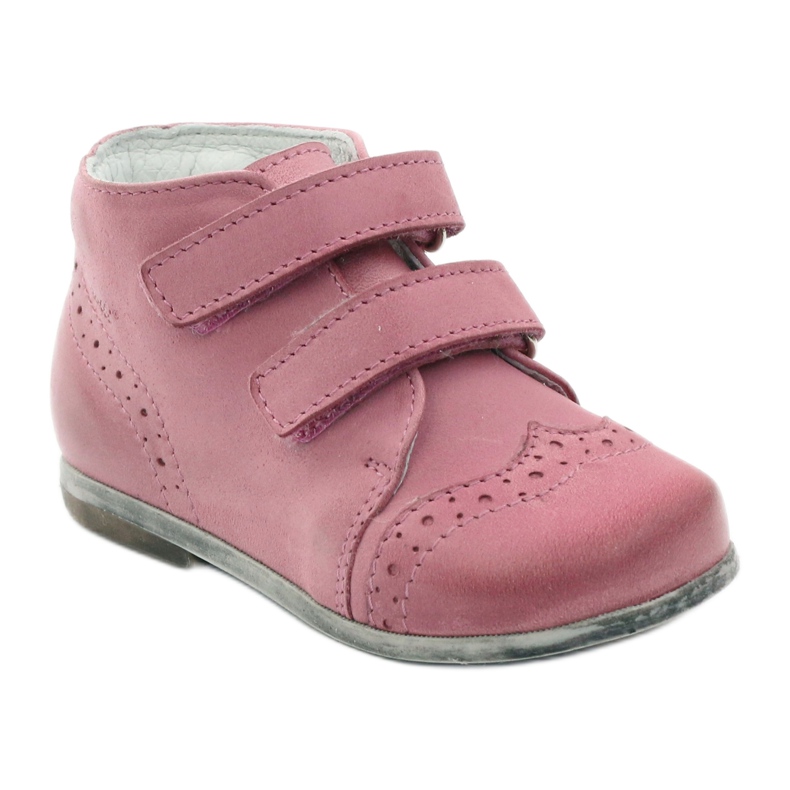 Sapatos de couro rosa Hugotti 1