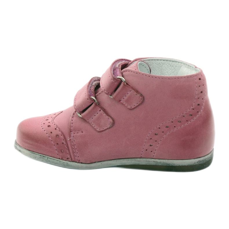 Sapatos de couro rosa Hugotti 2