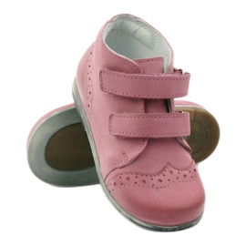 Sapatos de couro rosa Hugotti 3