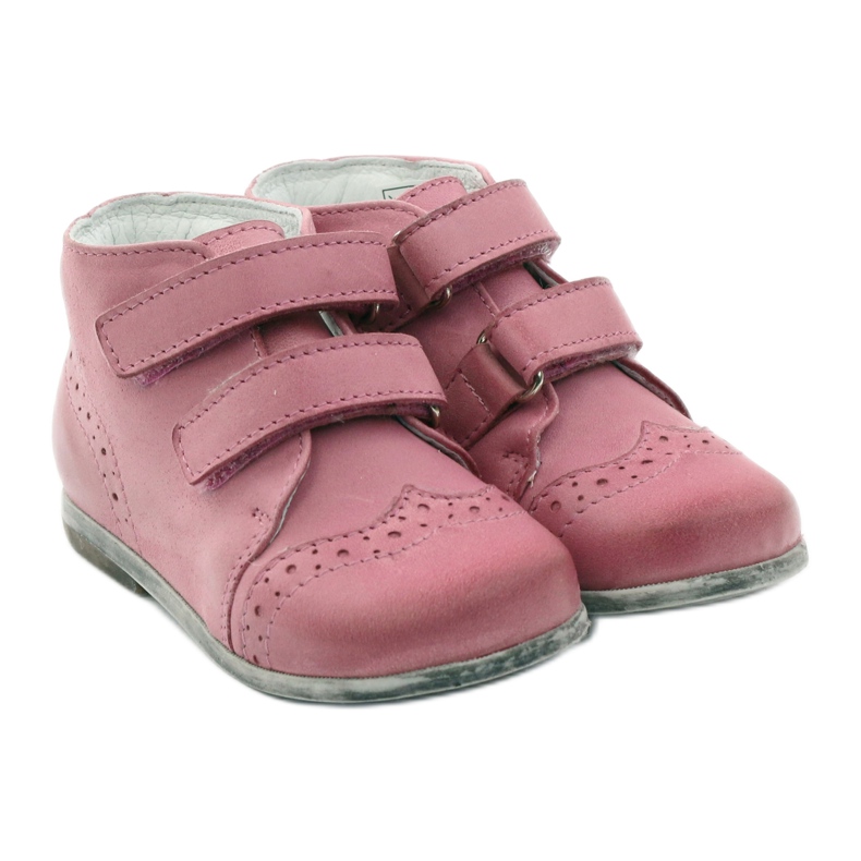 Sapatos de couro rosa Hugotti 4